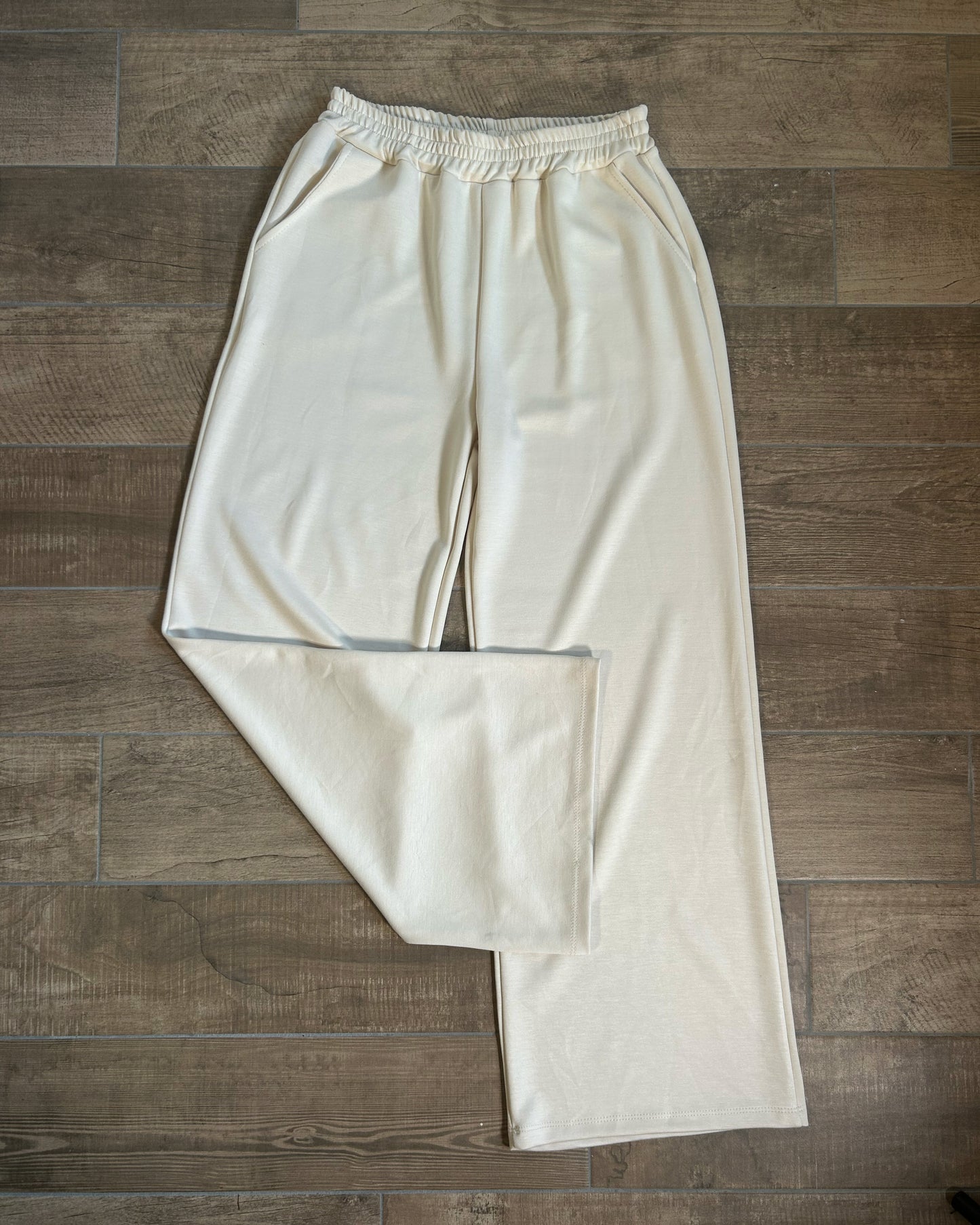 Completo Donna Felpa + Pantalone Wide Leg