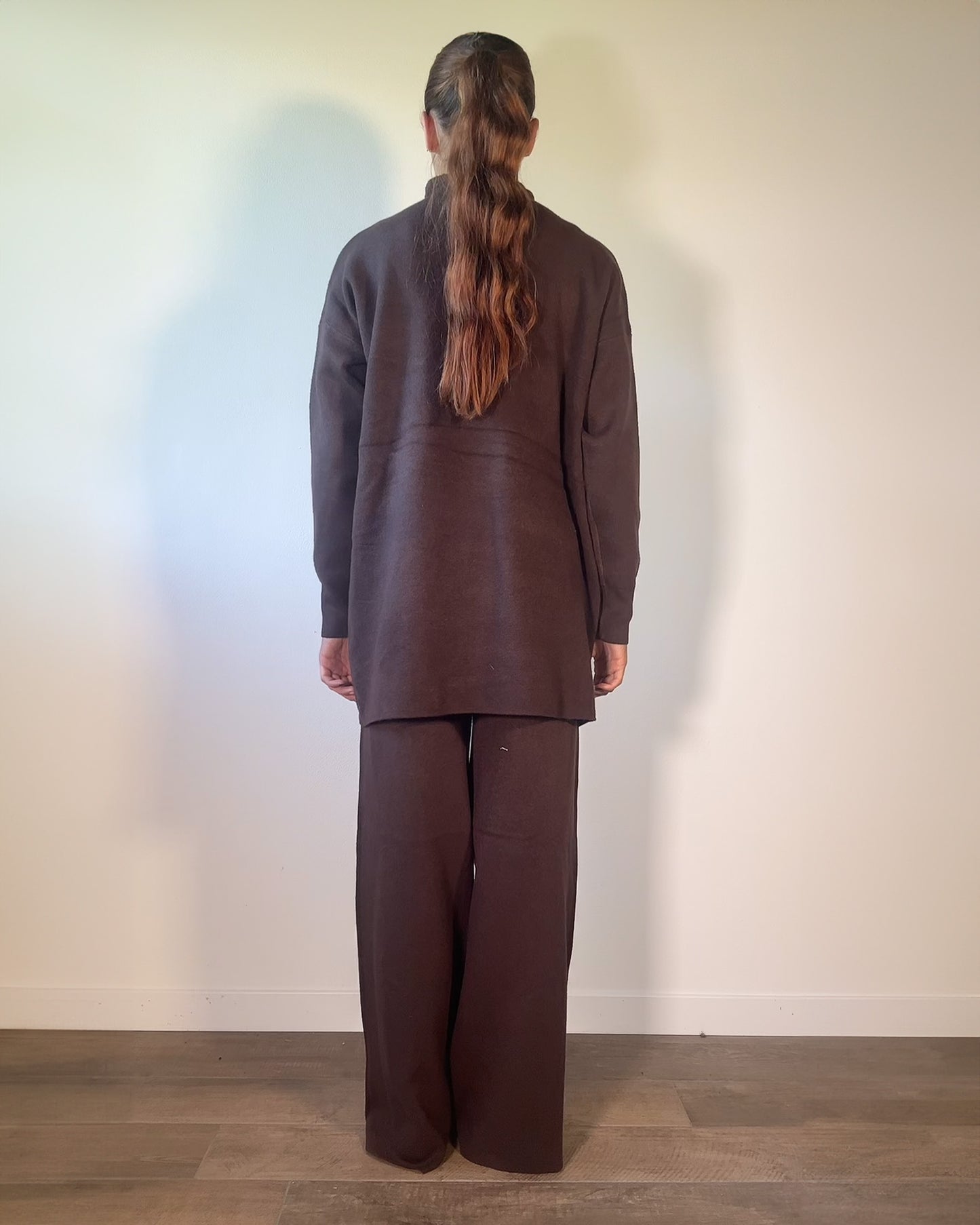 Completo Donna in Maglia – Maxi Maglia + Pantaloni Wide Leg