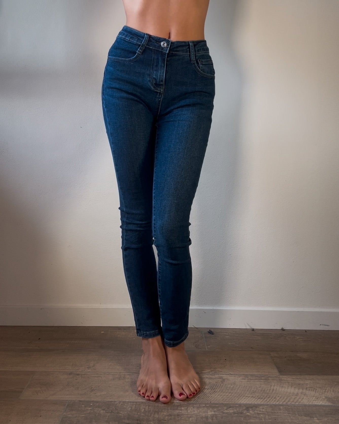 Skinny Jeans Donna Vita Alta – Super Stretch Comfort