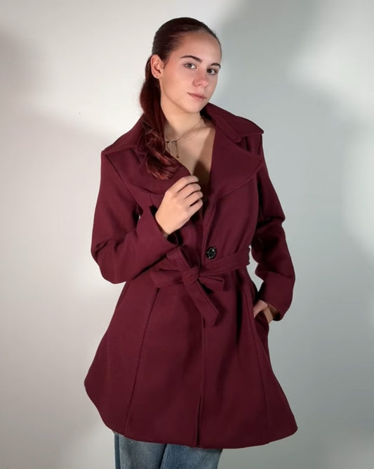 Cappotto Donna con Cintura