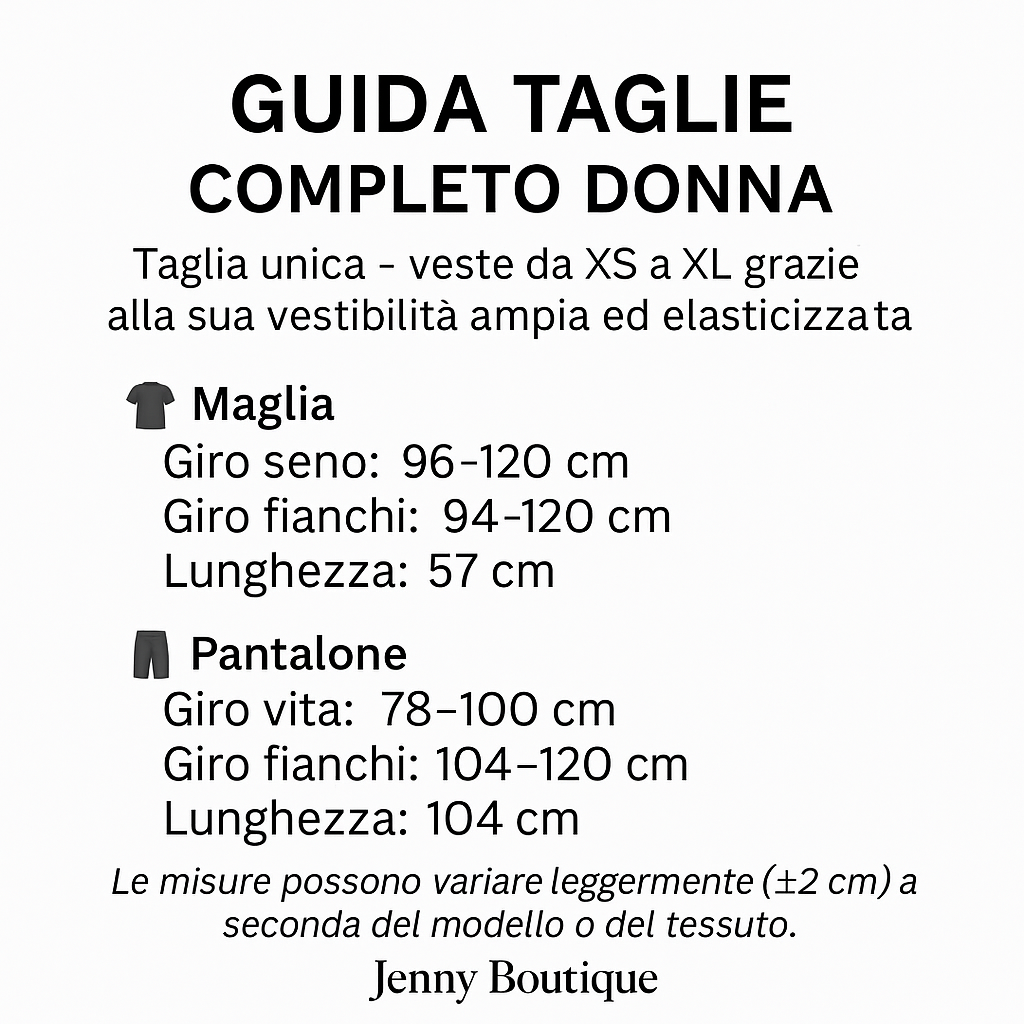 Completo con Dettagli Brillanti