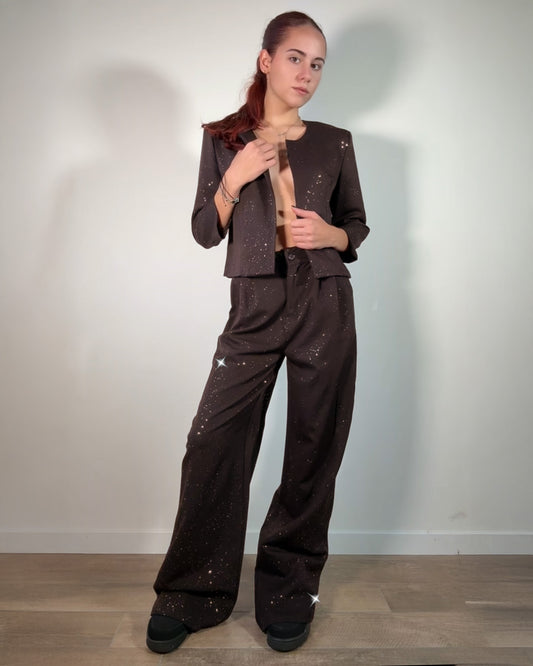 Completo Donna con Pantaloni a Gamba Larga