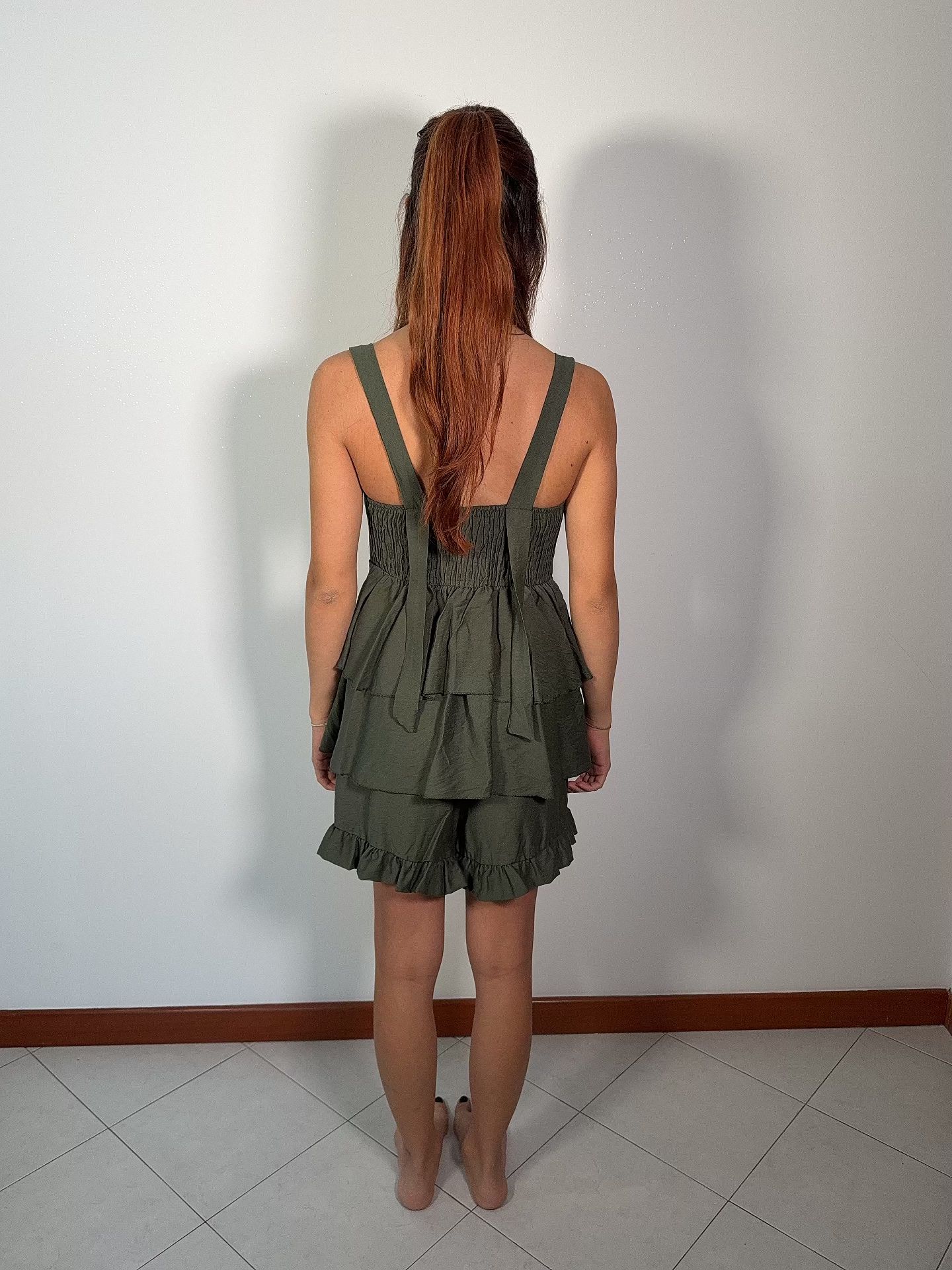 Completo Estivo 2 Pezzi con Volant