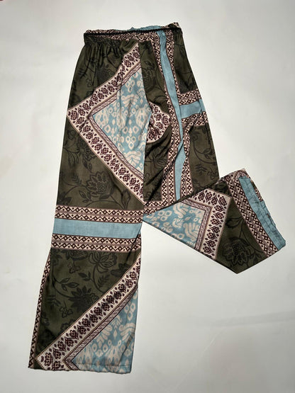 Pantalone Largo Fantasia Boho Chic